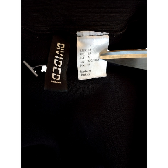 Divided Womens High Rise/Waist Pencil Bodycon Midi Skirt Black Size Medium - Picture 3 of 3